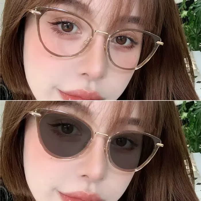 Lunettes photochromiques œil de chat pour femmes