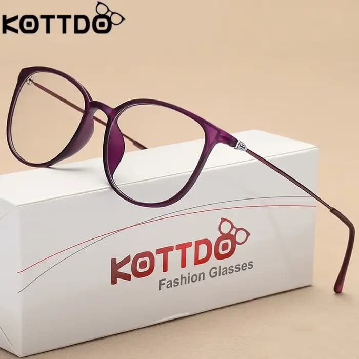 Lunettes optiques cadre femmes métal léger