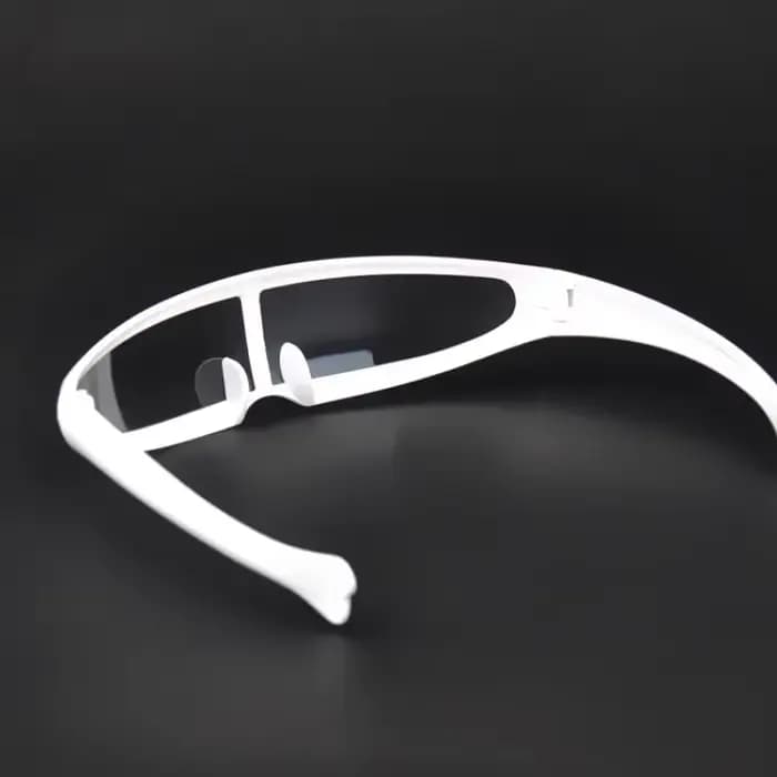 Lunettes de soleil Laser UV400 pour homme, verres miroir, futuriste