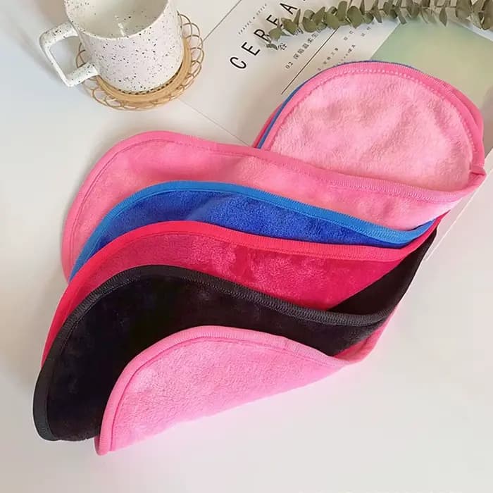 Serviette démaquillante en microfibre douce, 1 pièce, tampons en tissu de nettoyage bouffant en peluche, outils cosmétiques, essentiels de beauté, nettoyant pour le visage