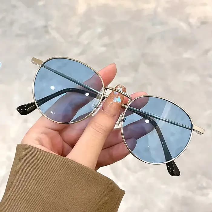 Lunettes de soleil rondes rétro pour hommes et femmes