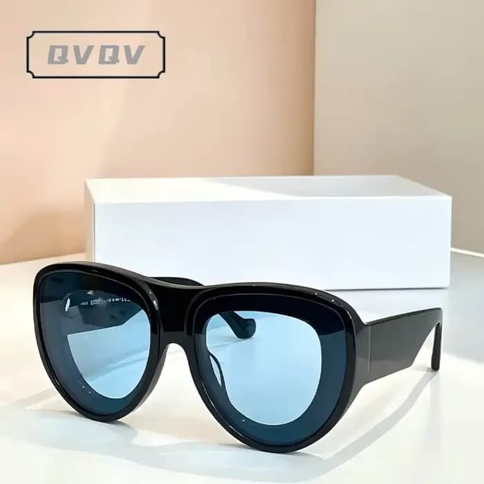 Lunettes de soleil rétro léopard surdimensionnées pour femmes