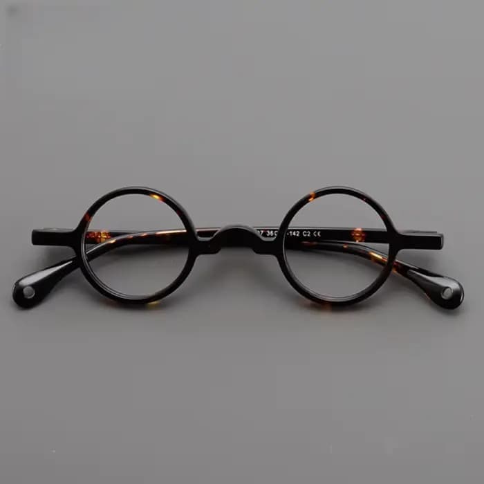Lunettes optiques rondes en Fiber d'acétate