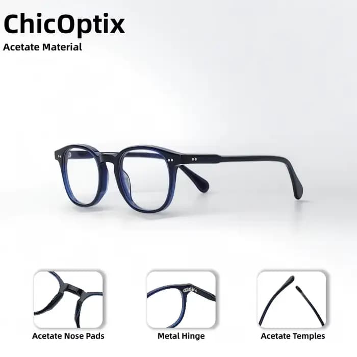 Lunettes optiques de luxe classiques pour femmes et hommes