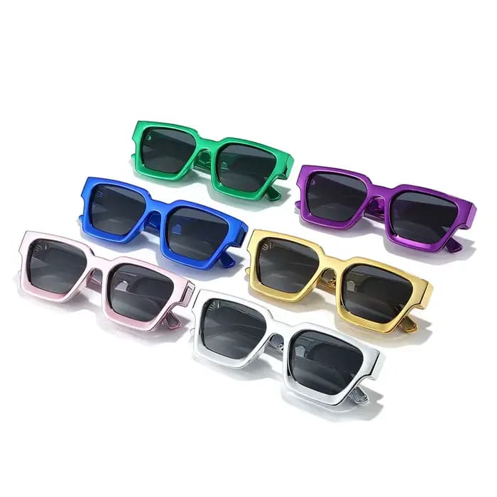 Lunettes de soleil carrées pour hommes et femmes