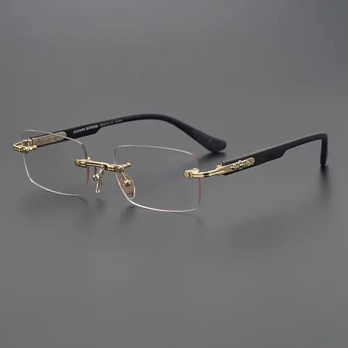 (YOUR) Lunettes de soleil rétro sans monture à la mode