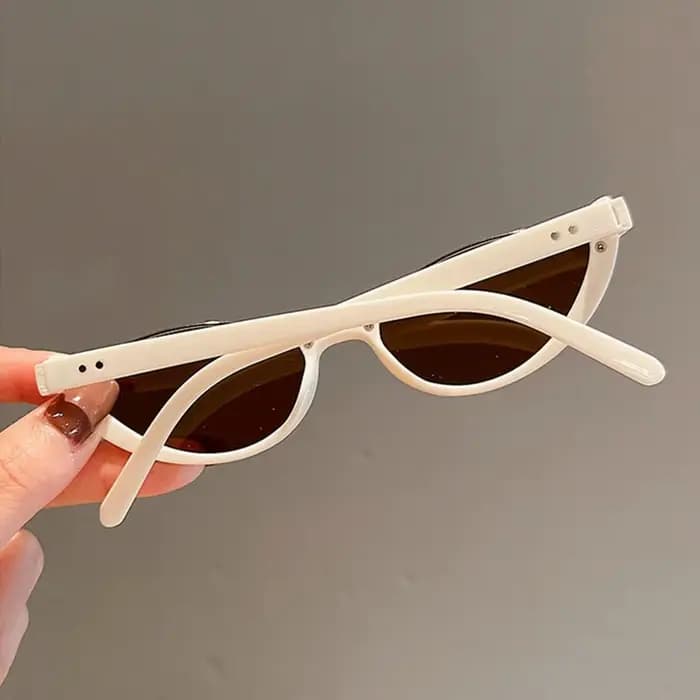 Lunettes de soleil Vintage petit œil de chat pour femmes