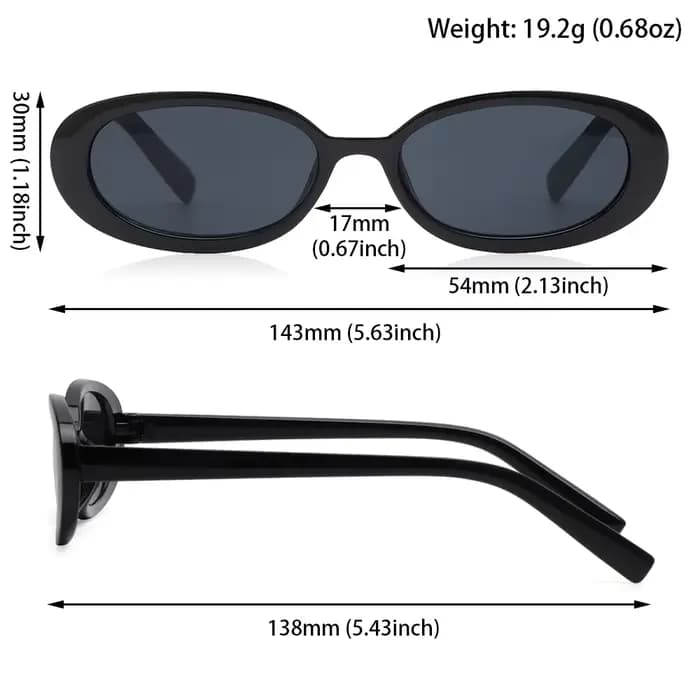 Lunettes de soleil ovales rétro roses pour femmes