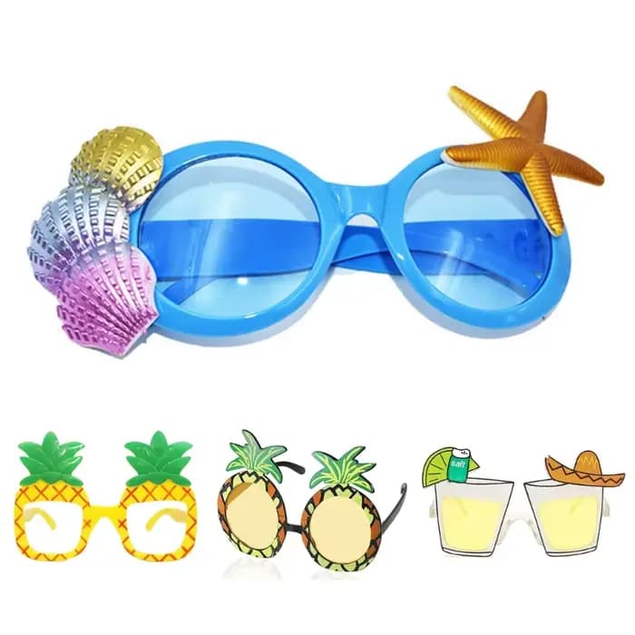 Lunettes de soleil de plage à motif flamant rose
