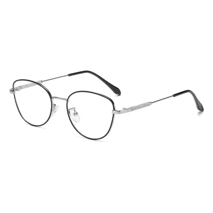 Lunettes de myopie photochromiques plein cadre œil de chat pour hommes et femmes
