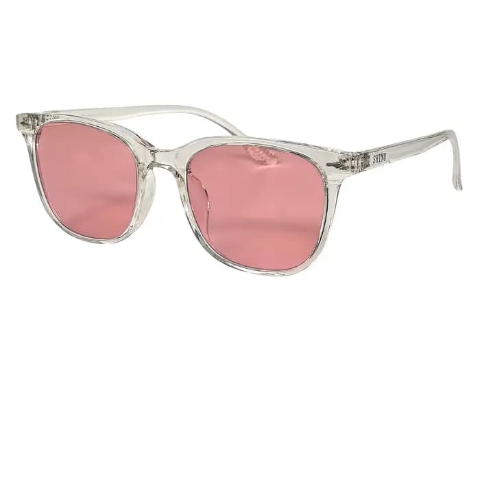 Lunettes teintées SHINU FL-41 pour homme et femme avec verres Rose FL41 bloquant la lumière bleue et verte 480-520nm, lunettes anti-lumière sensible