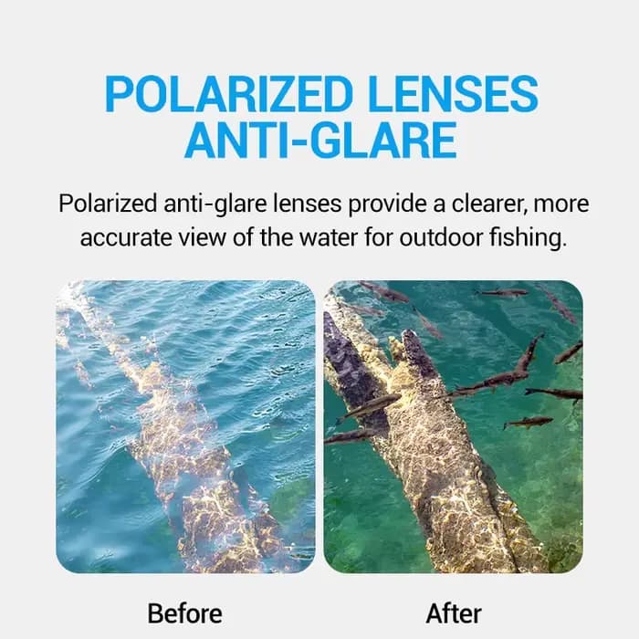 Lunettes de soleil polarisées SCVCN pour la pêche