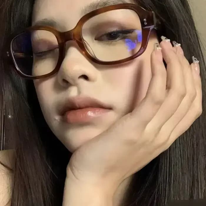 Y2k – lunettes décoratives Vintage pour femmes