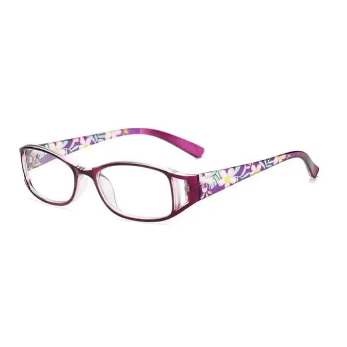 Lunettes de presbytie à monture florale colorée pour femmes