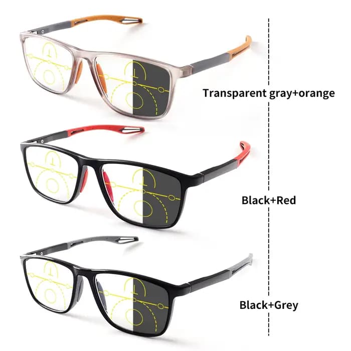 Lunettes de lecture multifocales progressives