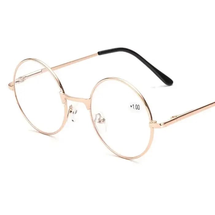 2025 rétro métal cadre rond lunettes de lecture femmes hommes presbyte