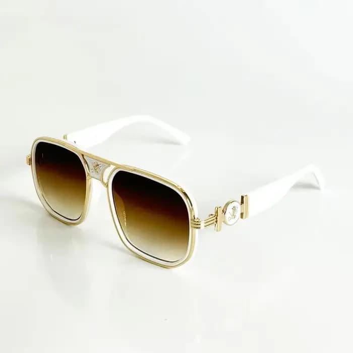Lunettes de soleil classiques en métal pour hommes et femmes