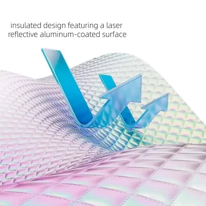Pare-soleil pliable pour pare-brise, 5 couches, réfléchissant au laser, protection UV, protection contre la chaleur, couvre la fenêtre avant, garde l'intérieur au frais