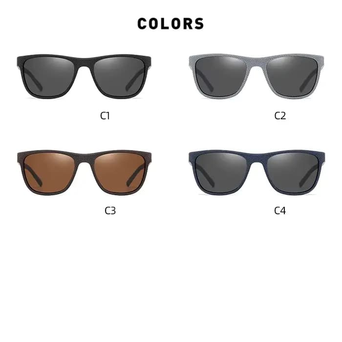 Lunettes de soleil polarisées anti-absorbe ouissement pour hommes