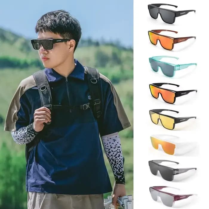 ROCKBROS lunettes de soleil polarisées Protection UV400 léger cyclisme pêche conduite randonnée