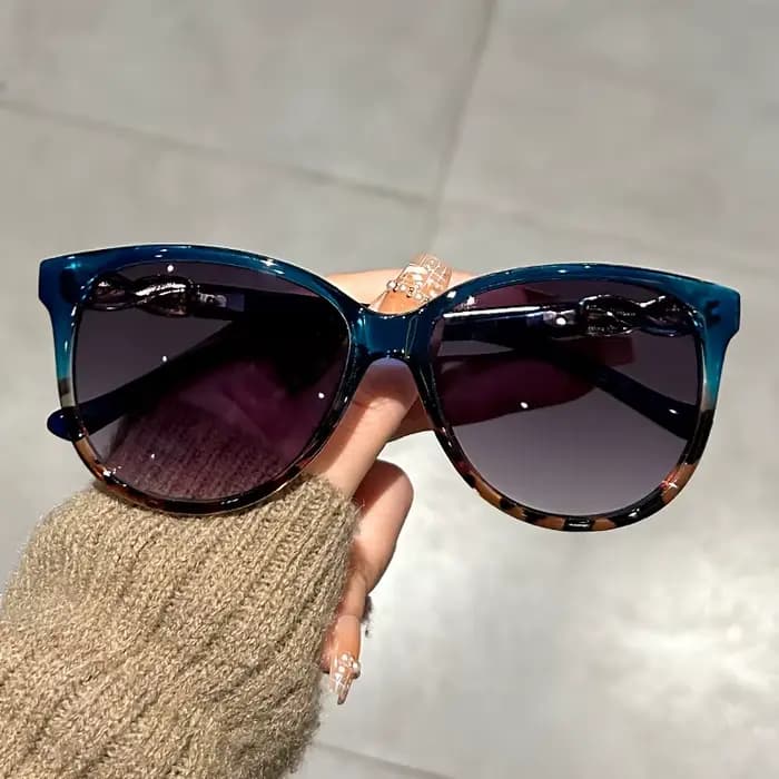 Lunettes de soleil œil de chat pour femmes, rétro papillon, mode alpinisme
