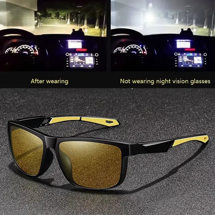 Lunettes de vision nocturne vintage sportives unisexes