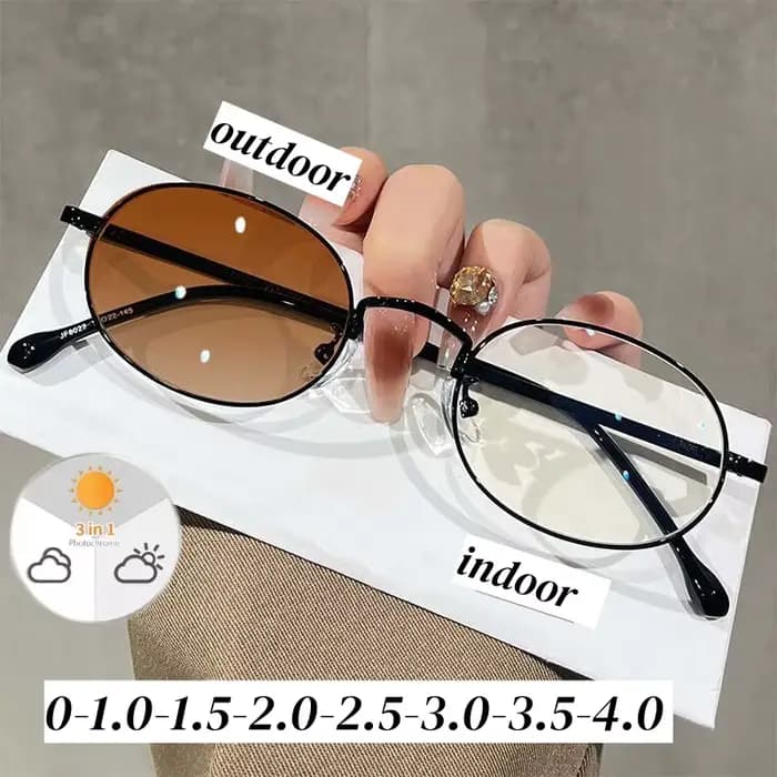 Lunettes de myopie photochromiques pour femmes et hommes