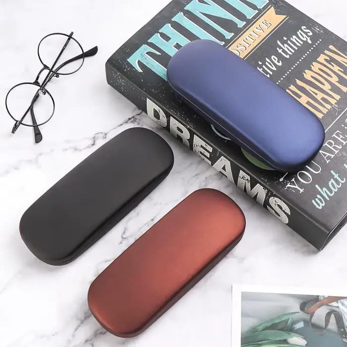 Boîte à lunettes rigide pour hommes et femmes