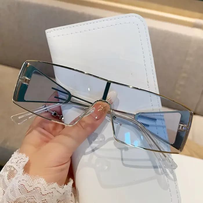 Lunettes de soleil Vintage à grande monture pour femmes et hommes