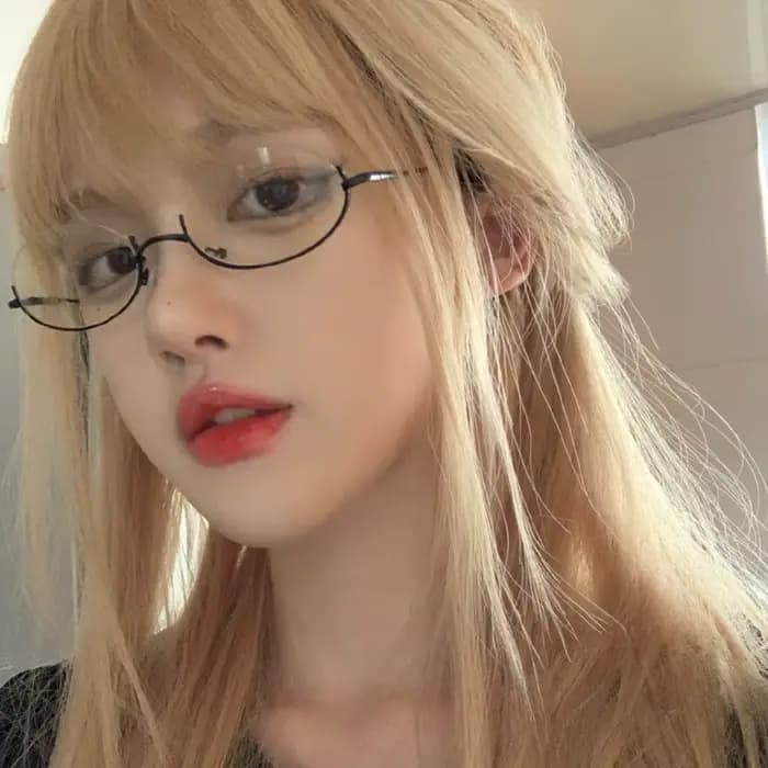 Harajuku demi-monture lunettes cadre unisexe Vintage ovale sans lentille optique