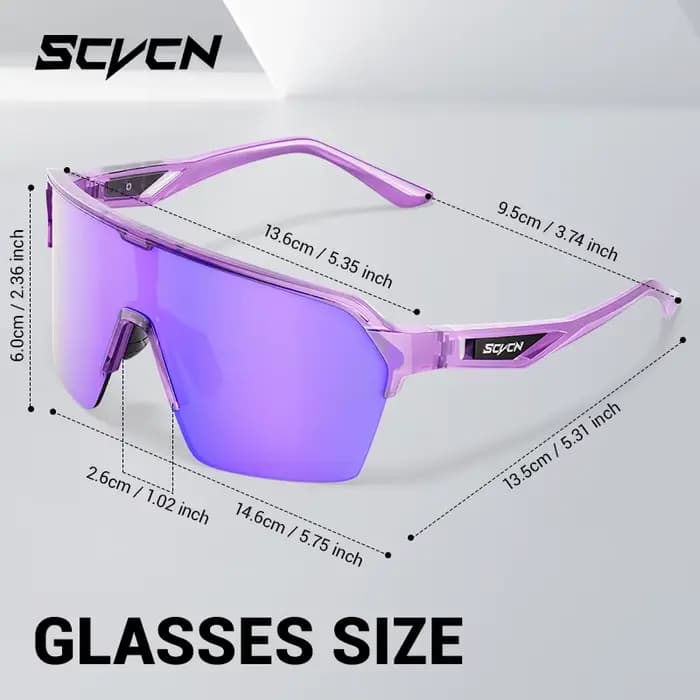 SCVCN mode vélo lunettes de soleil