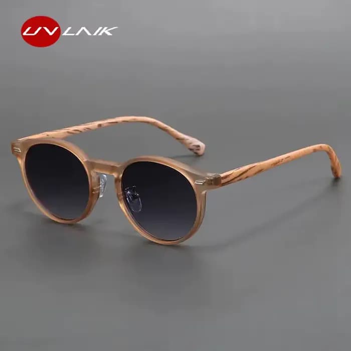 Lunettes de soleil à monture ronde rétro