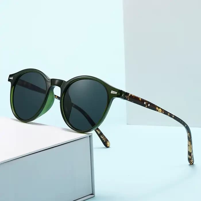 Marque de mode Vintage lunettes de soleil rondes 2025 femmes de luxe concepteur petites