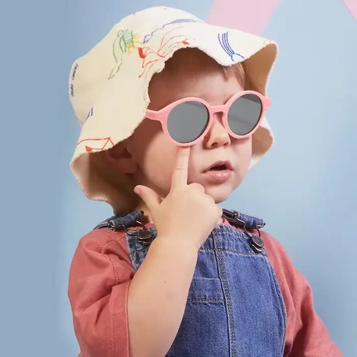 Lunettes de soleil flexibles en gel de pton pour bébé fille