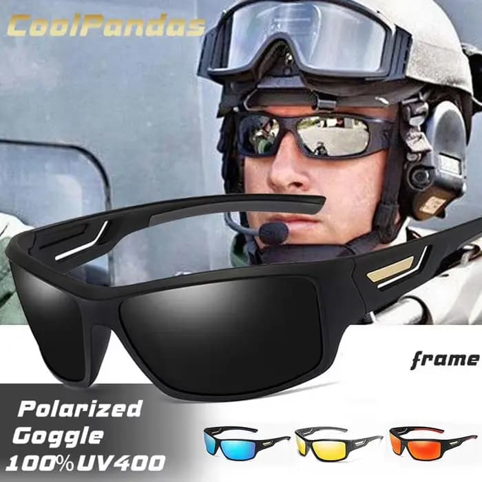 Lunettes de soleil polarisées hommes Designer HD conduite lunettes de soleil mode mâle lunettes de pêche UV400 pour Gafas Dirt Bike Moto conducteurs de voiture