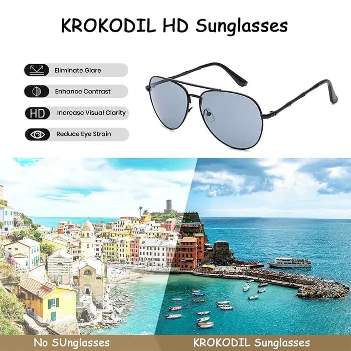 Lunettes de soleil aviateur pour hommes et femmes