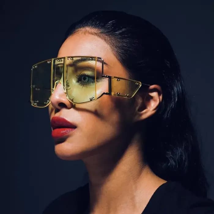 Marque de mode de luxe concepteur grand cadre Punk lunettes de soleil femmes hommes Vintage populaire voyage surdimensionné Steampunk lunettes de soleil lunettes