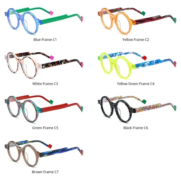 Lunettes à monture en acétate pour femmes