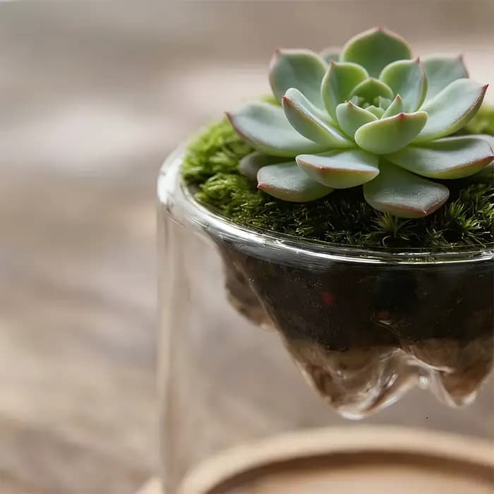 Terrarium en verre pour vues sur les montagnes, jardinière à mousse, récipient pour plantes hydroponiques, tasse multifonctionnelle, décoration de la maison, super cadeau