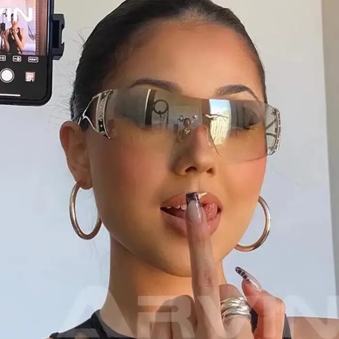 Lunettes de soleil rondes rétro pour hommes et femmes