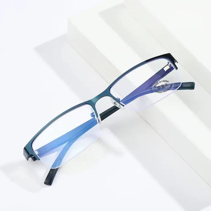 Lunettes de Myopie Vintage à Monture Carrée pour Homme, Protection des Yeux Ultra Légères, Soins de la Vision, 100 ~ 600 Dioptrie, Verre de Lecture