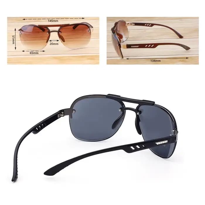 Lunettes de soleil classiques à verres dégradés pour hommes et femmes