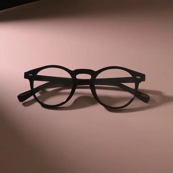 Lunettes rondes rétro femmes hommes marque circulaire Vintage