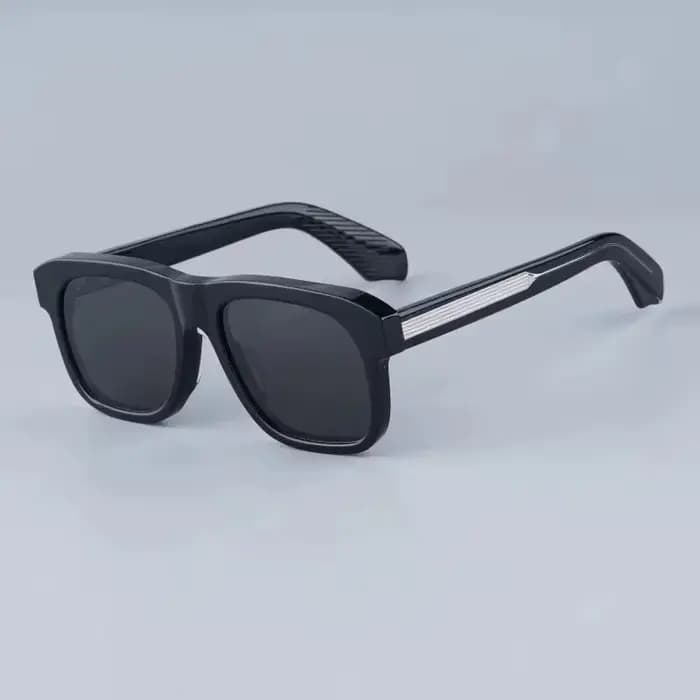 JMM YVES Designer carré fait à la main acétate hommes lunettes de soleil mode Uv400