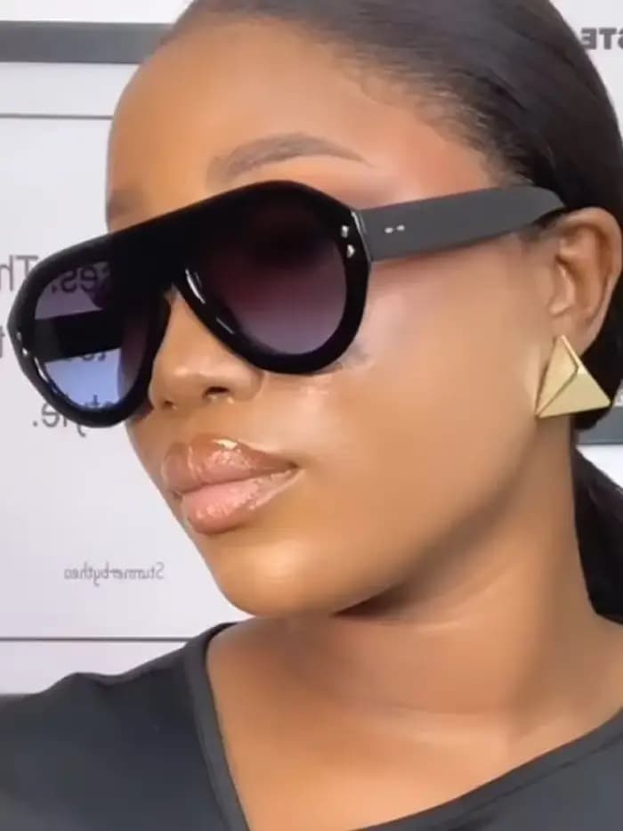 Lunettes de soleil vintage surdimensionnées pour femmes et hommes
