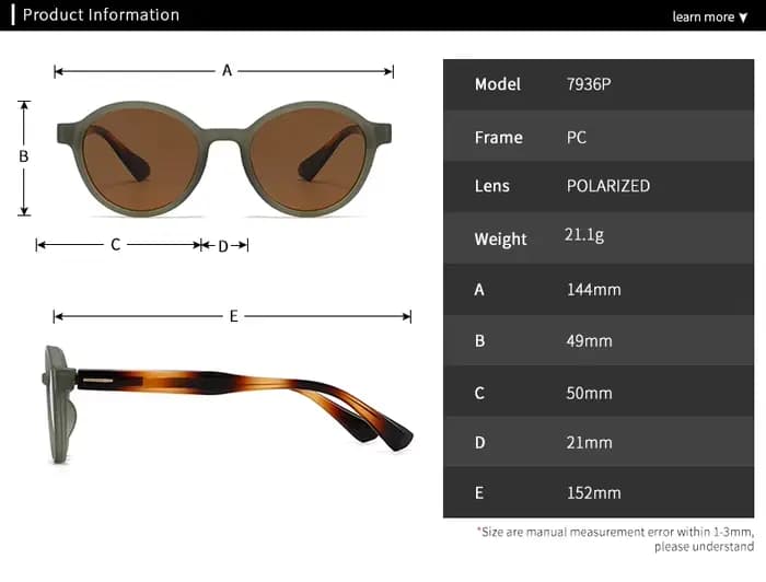 Nouvelles lunettes de soleil polarisées rétro pour hommes et femmes