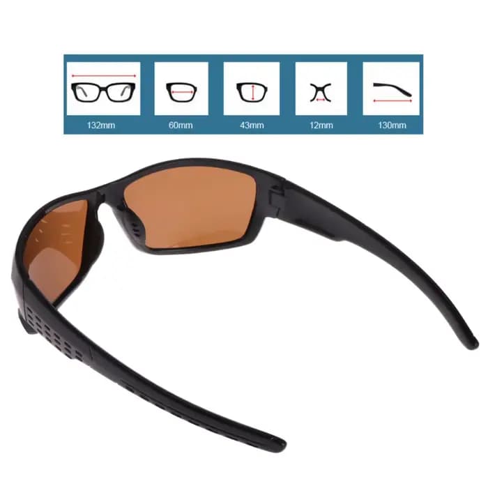 Lunettes de pêche polarisantes pour hommes