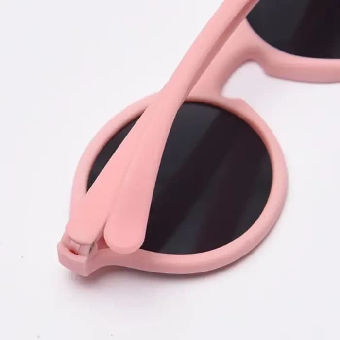 Lunettes de soleil flexibles en gel de pton pour bébé fille