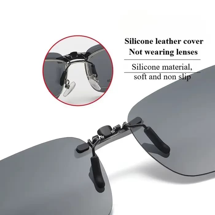 Hommes conduite Clip sur Lunettes De Soleil