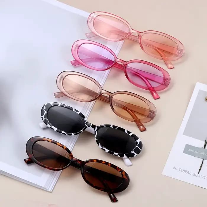 Lunettes de soleil en plastique pour femmes